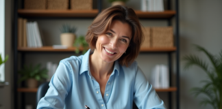 Bordures de pages : astuces simples pour embellir vos documents Femme d'âge moyen ajoutant des bordures élégantes à un document